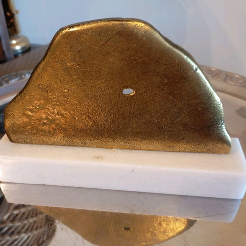 Vintage bronze decoration on marble used, heavy