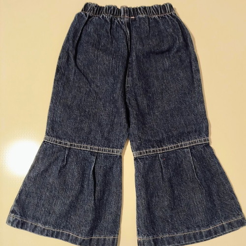 Baby toddler flared denim pants size 2 years like new
