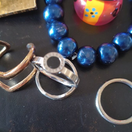 Fo Bijou set like new, 16 pieces including bracelets, necklaces, rings