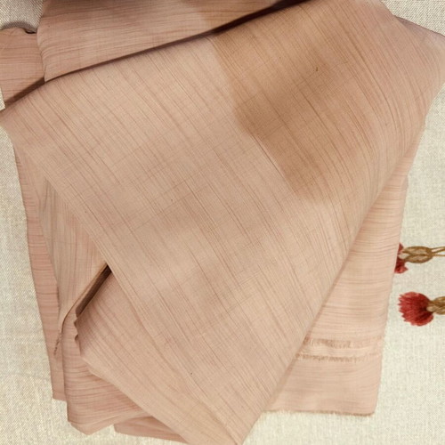 Curtain and decor fabric with wild silk/linen texture, 12m x 1.2m, new