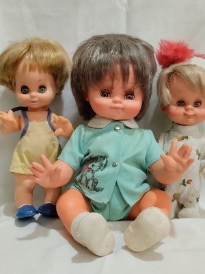 El Greco dolls used, pack of 3 boys from the 1970s