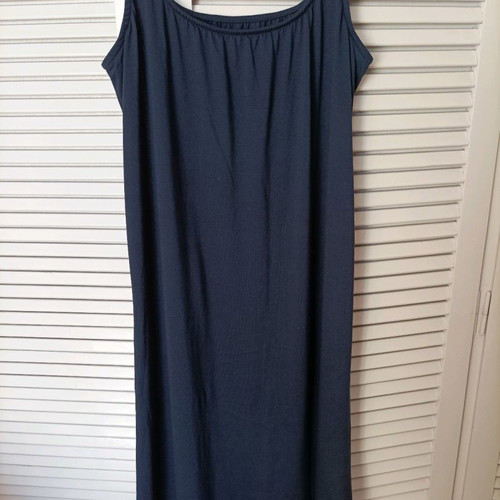 Blue maxi dress used, size L