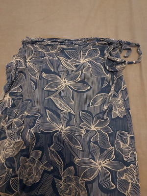 Φούστα wrap καινούργια, one size, μπλε
