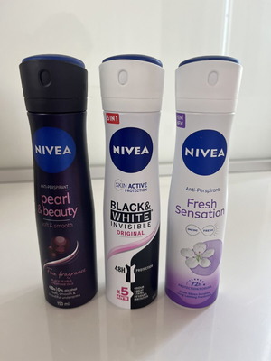 Αποσμητικά Nivea καινούργια, πακέτο 3 τεμαχίων