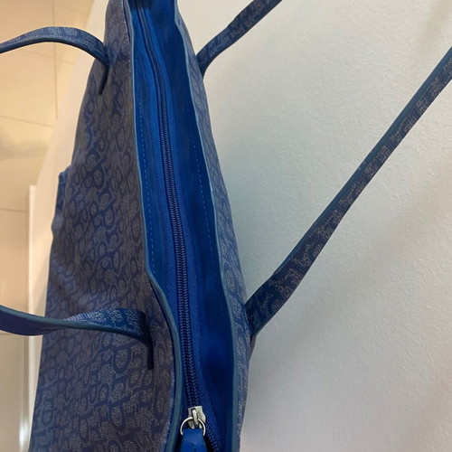 Rocco Barocco large blue shoulder bag like new