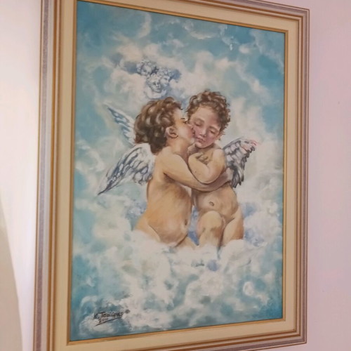 Tsairis oil painting 83x63 cm used