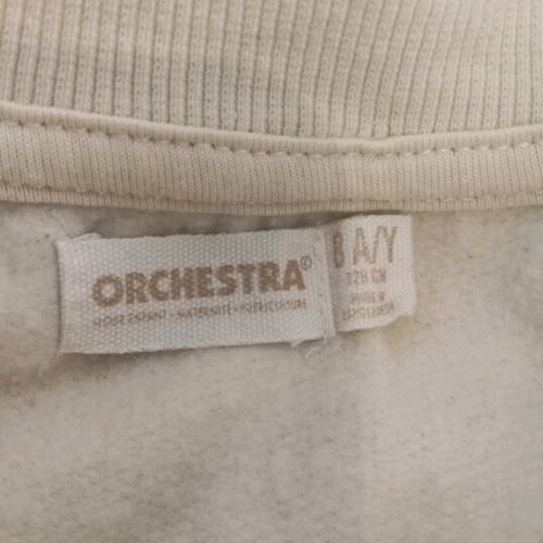 Orchestra sweatshirt beige for boy 7-8 years like new