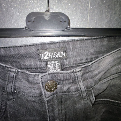 Up2Fashion black jeans with rhinestones like new, size small