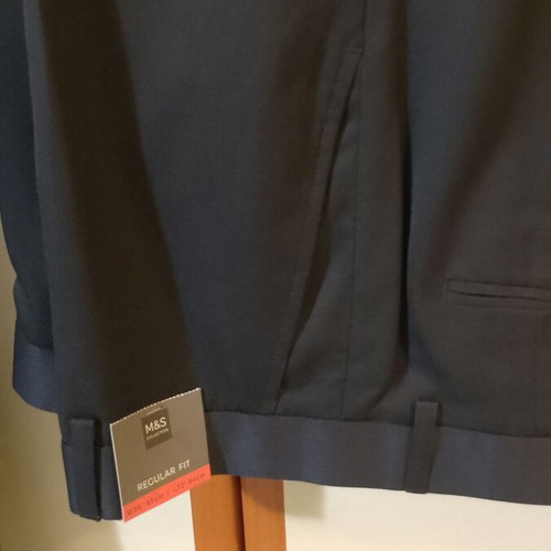Marks & Spencer 3 piece suit regular fit dark blue new