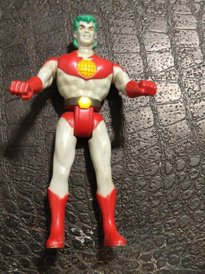 Captain Planet flying action figure, Tiger Toys 1991