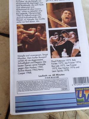 Muhammad Ali Der Größte VHS κασέτα σαν καινούργιο, γερμανική έκδοση