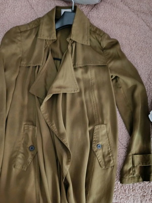 Pimkie trench coat like new, size M, khaki