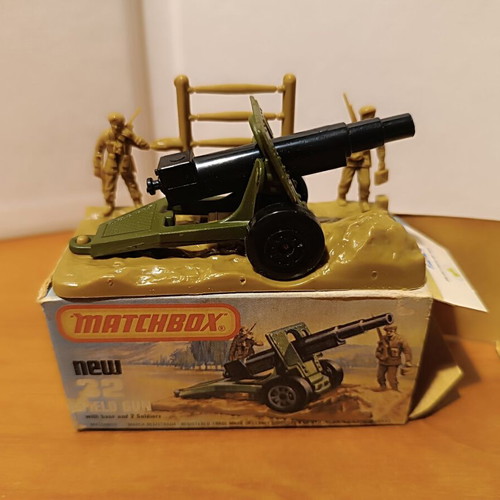 Matchbox cannon like new in original box