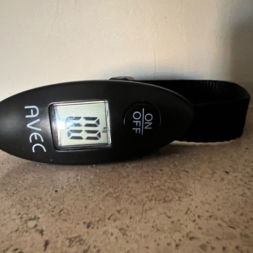 Avec digital luggage scale like new, up to 40kg