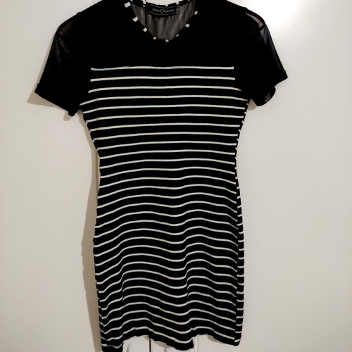Jus d' Orange Paris vintage dress S/M, black and white