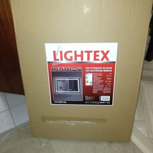 Lightex LED bathroom mirror