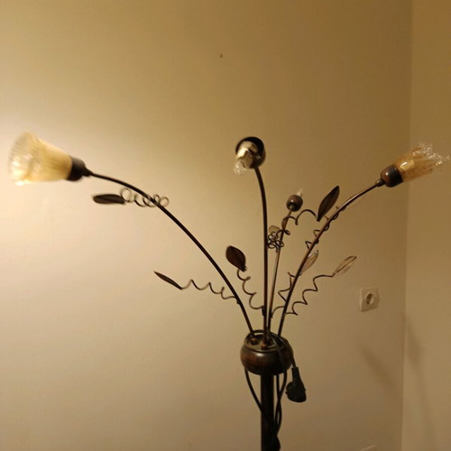 Ceiling and floor lamps used
