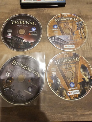 Morrowind The Elder Scrolls III PC game with Tribunal, Bloodmoon, Construction Set