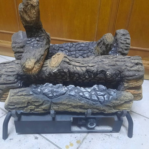 Insert gas or propane burner for fireplace like new