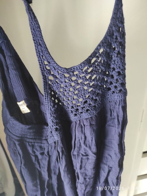 Roxy dress new, perfect summer, blue, small to large