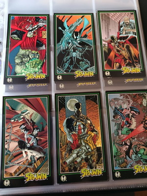 Spawn 1995 Wildstorm collectible cards set of 6 like new