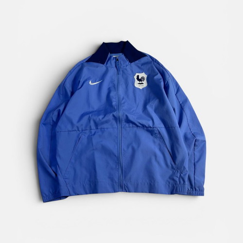 Nike Vintage Y2k FFF France National Team Full Zip Track Jacket Windbreaker new