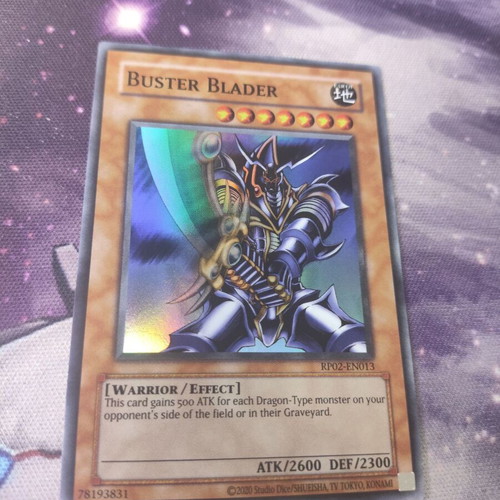Buster Blader Yu-Gi-Oh card like new, Super Rare