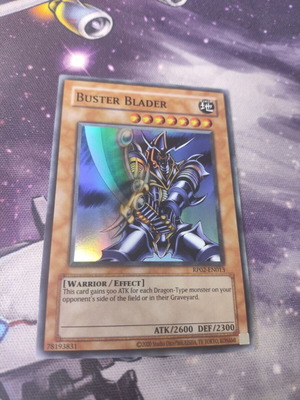 Buster Blader Yu-Gi-Oh card like new, Super Rare