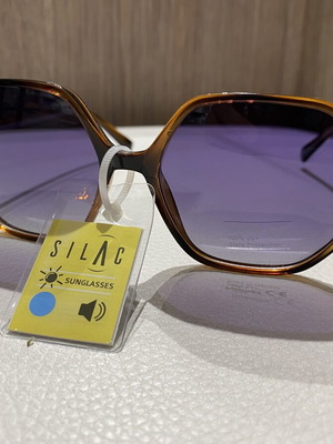 Silac women's tortoiseshell polygonal sunglasses, polarized lenses