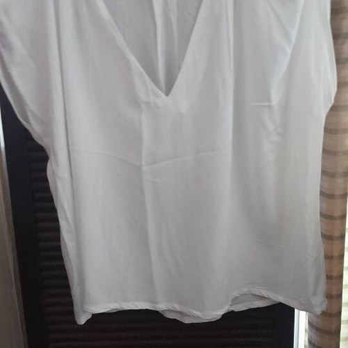 Acne Studios women's white viscose shirt like new, XL