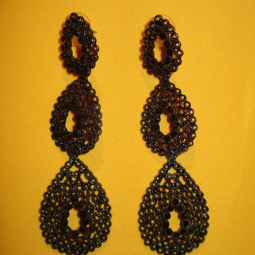 Vintage earrings dangle like new