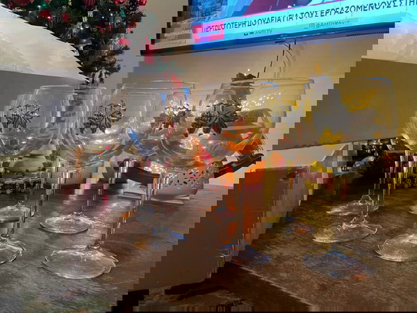κρυστάλλινα ποτήρια