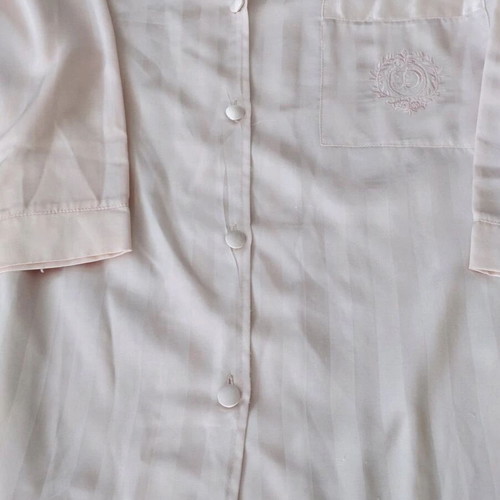 Daisy Street satin striped pastel pink pajama set 3XL like new
