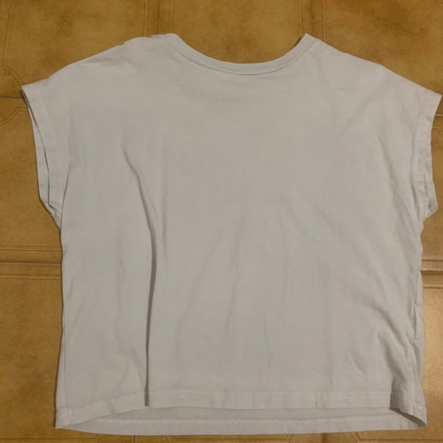 H&M short-sleeve shirt like new, kids white size 152 cm