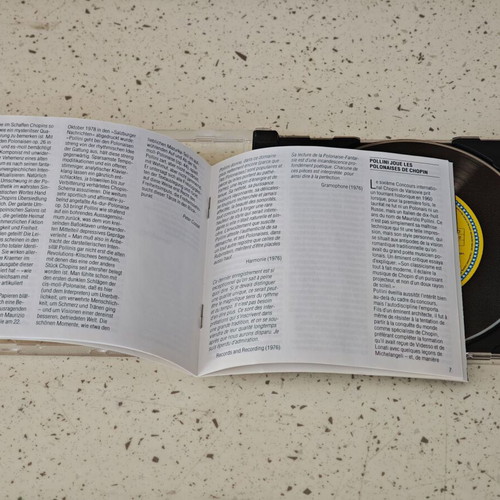 Chopin Polonaises Maurizio Pollini Deutsche Grammophon CD