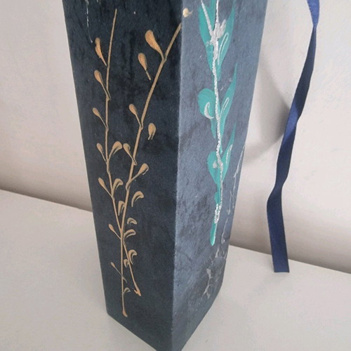 Hand-painted boxes like new, set of 2 pieces