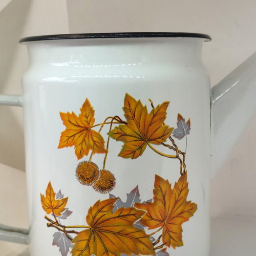 Vintage Soviet Enamel Coffee Pot Teapot like new, authentic 1970