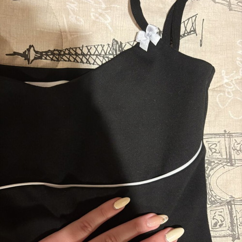 Women's black top, new
