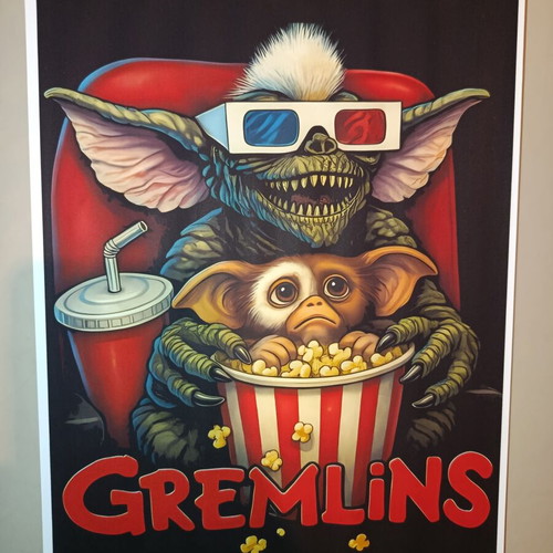 Gremlins A4 poster