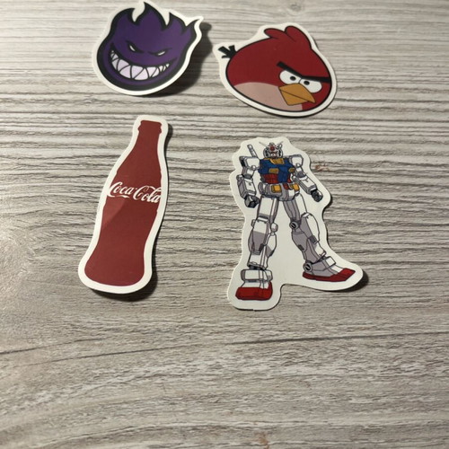 Stickers new, set of 4 pieces