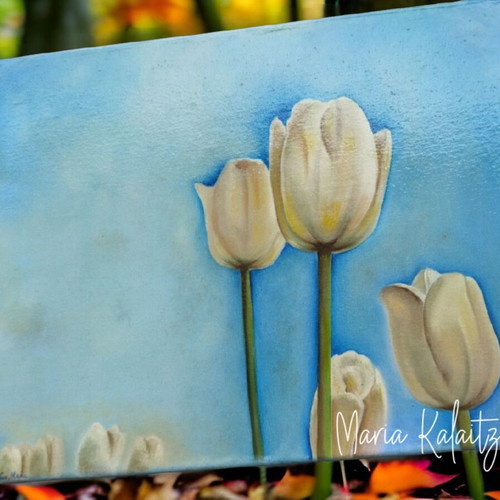 Oil painting Tulips 30x40cm new