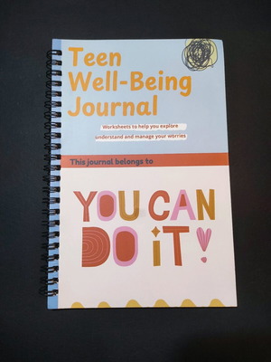 Teen Well-being Journal like new, worksheets for teens