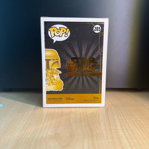 Funko Pop Jango Fett Gold Special Edition 285 Like New