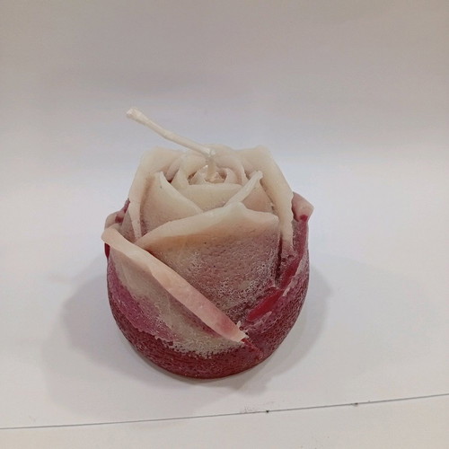 Handmade scented rose candle new