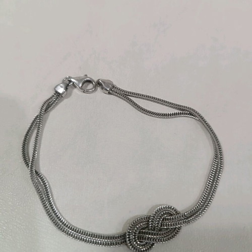 Silver 925 Byzantine bracelets new, set of two pieces