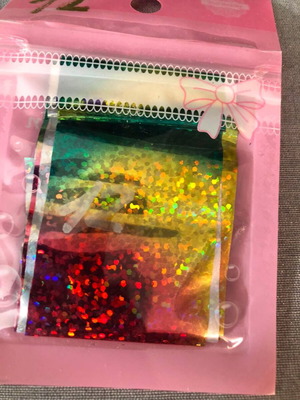 Holo Cracks Nail Art Foil Wrap new nail stickers
