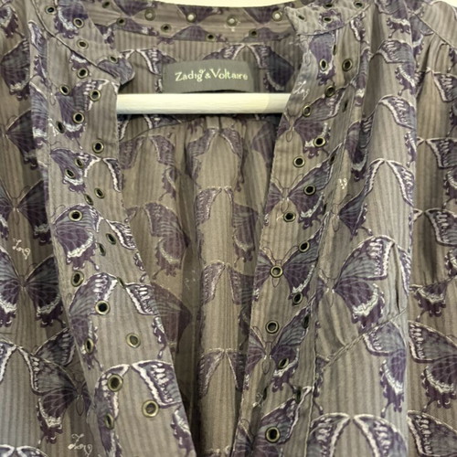 Zadig & Voltaire shirt like new, size S, gray