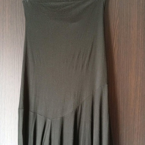 Women's black strapless dress like new, size XL