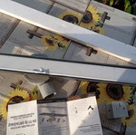 Linear siphon 80 cm SAY new with solid grate