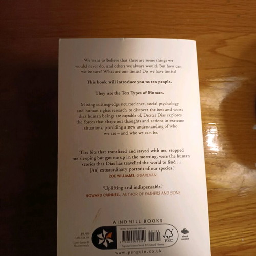 The Ten Types of Human foreign language book like new